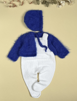 Conjunto «Cobalto y Nieve»