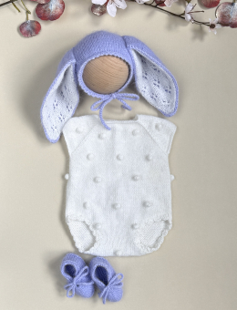 Conjunto "Conejito Lavanda"